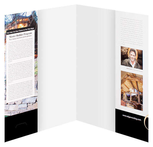 2 Vertical Pockets Presentation Folder (Offset Printed) - MOQ of 100 units