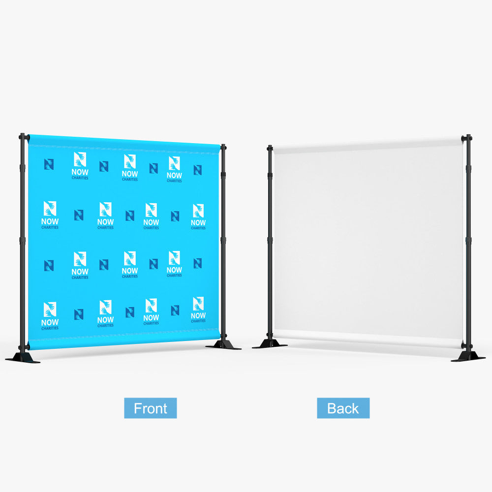 Step and Repeat Backdrop (10'W x 8' H) 9. oz Fabric Banner @ $360.00